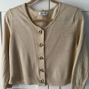 Calvin Klein Women's Beige Cardigan